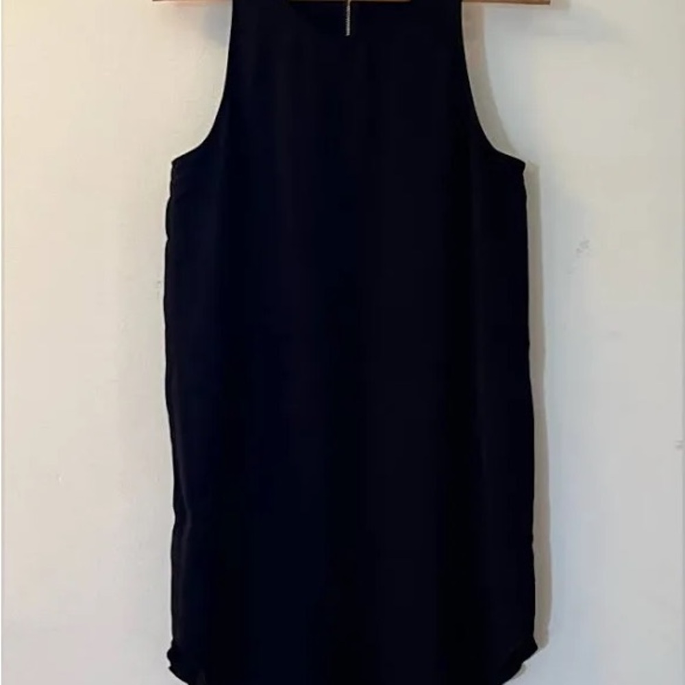 Wilfred Black Sheath Halter Mini Dress